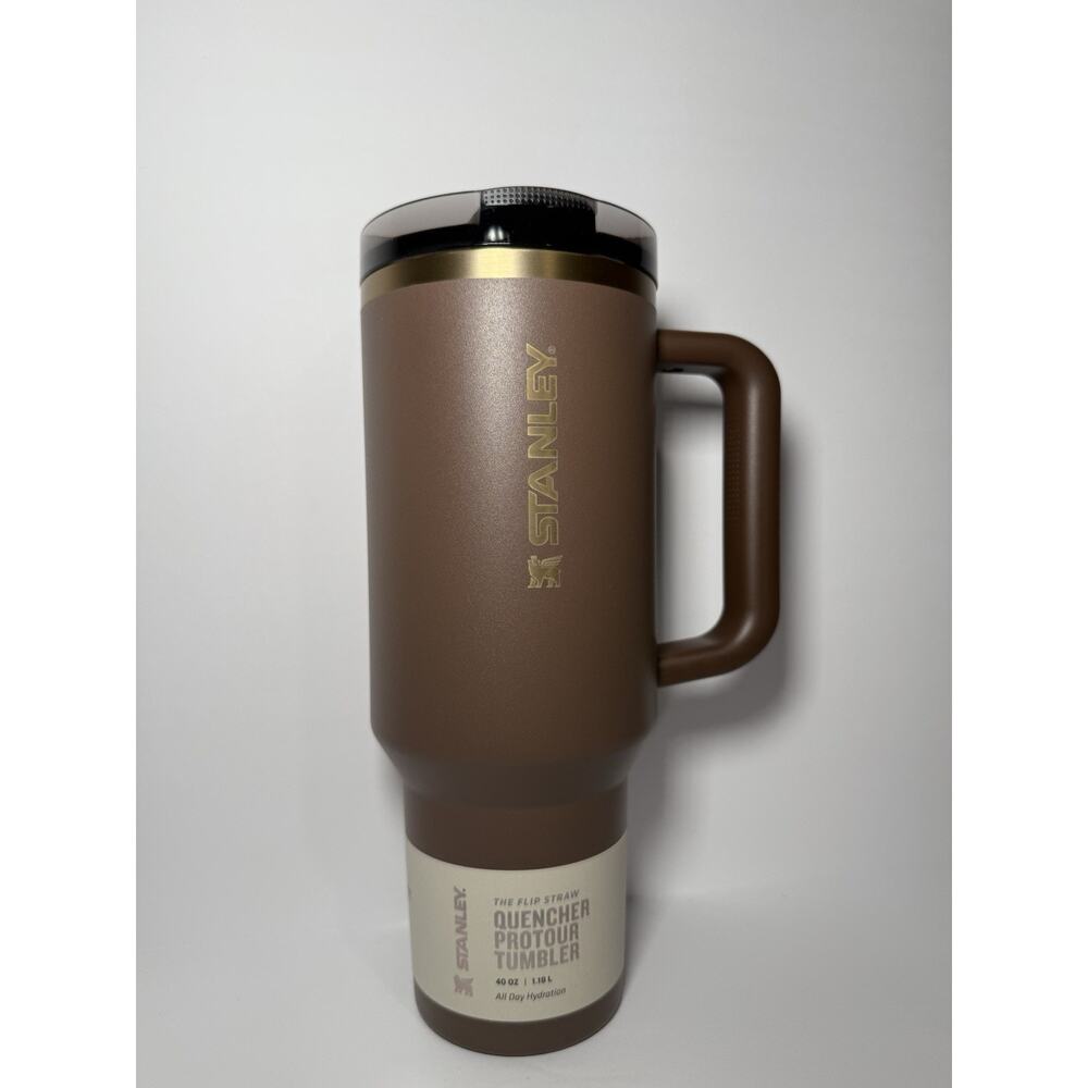 Stanley Limited Edition ESPRESSO GOLD 40oz Flowstate Quencher Tumbler BNWT